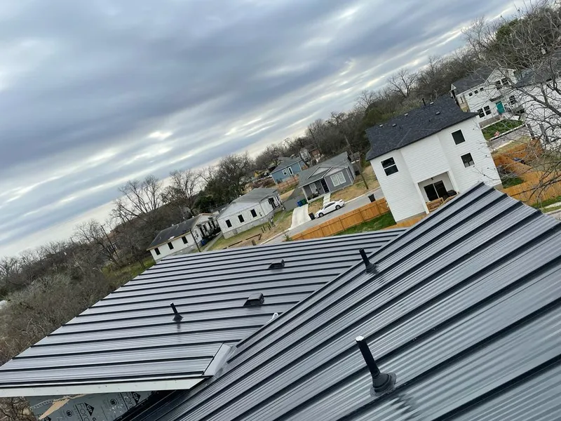 Standing seam metal roof panels with vents for Skylight Repair in West Richland